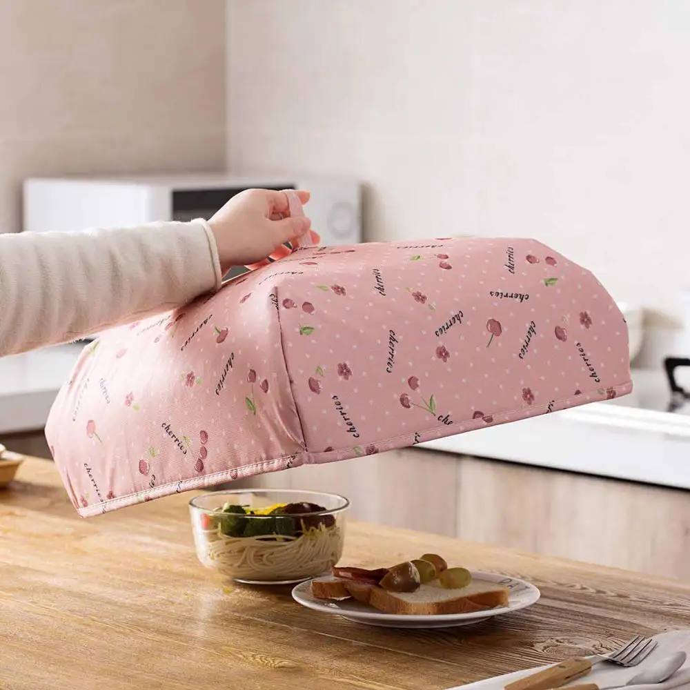 Cartoon Foldable Food Cover Keep Warm Reusable Aluminum Foil Cover Meal Covers Table Food Covers Kitchen Tools