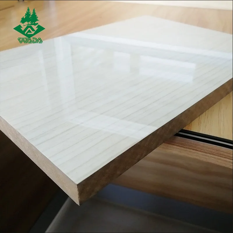 18mm 22mm Home Furniture High Glossy Super Matt UV Mdf Chipboard sheet Board panel
