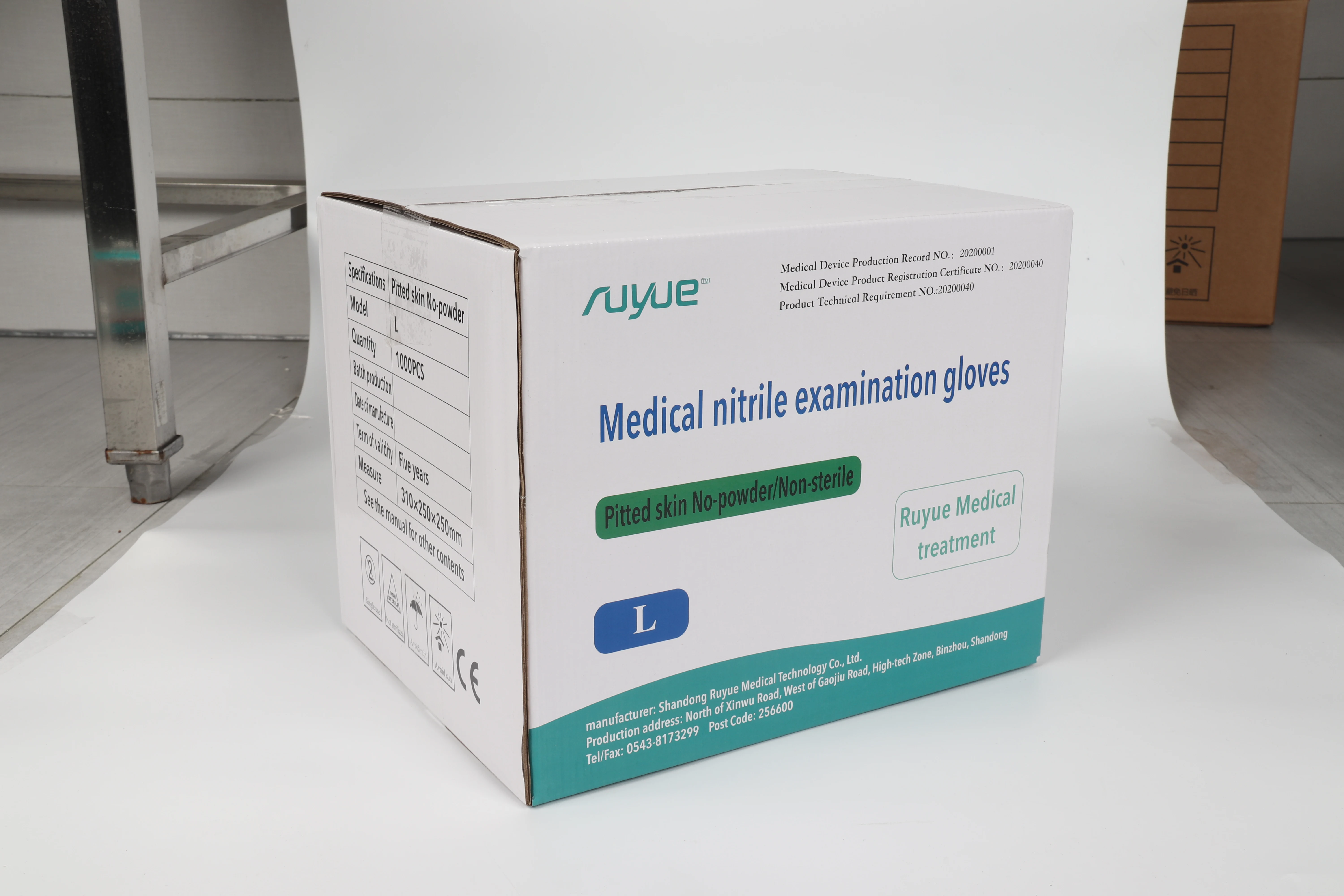 White Black Powder Free Disposable Latex Gloves