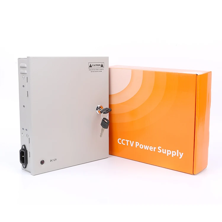 Sompom мощность адаптер коробка 220 в 12 5a 60 Вт 9 ch cctv камера питание с предохранителем мощность для безопасности
