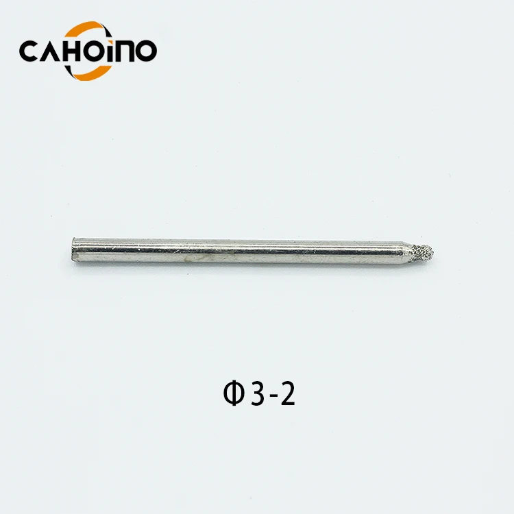 Manufacturer 3MM shank Electroplated  Mounted Points Diamond Grinding Head Coated  Shank a ball  for Dreme
