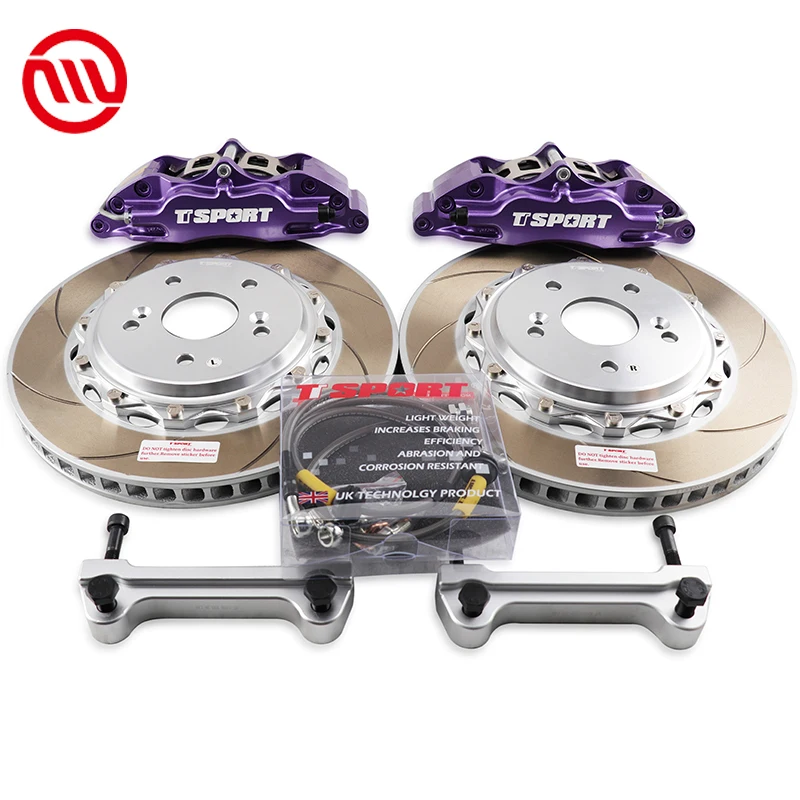 Компоненты тормоза TTSPORT TT5200, штангенциркуль тормоза для автомобиля, 16 дюймов, переднее колесо 330*28 мм, тормоз с просверленным сверлом для Ford/Civi/VW/KIA/Polo