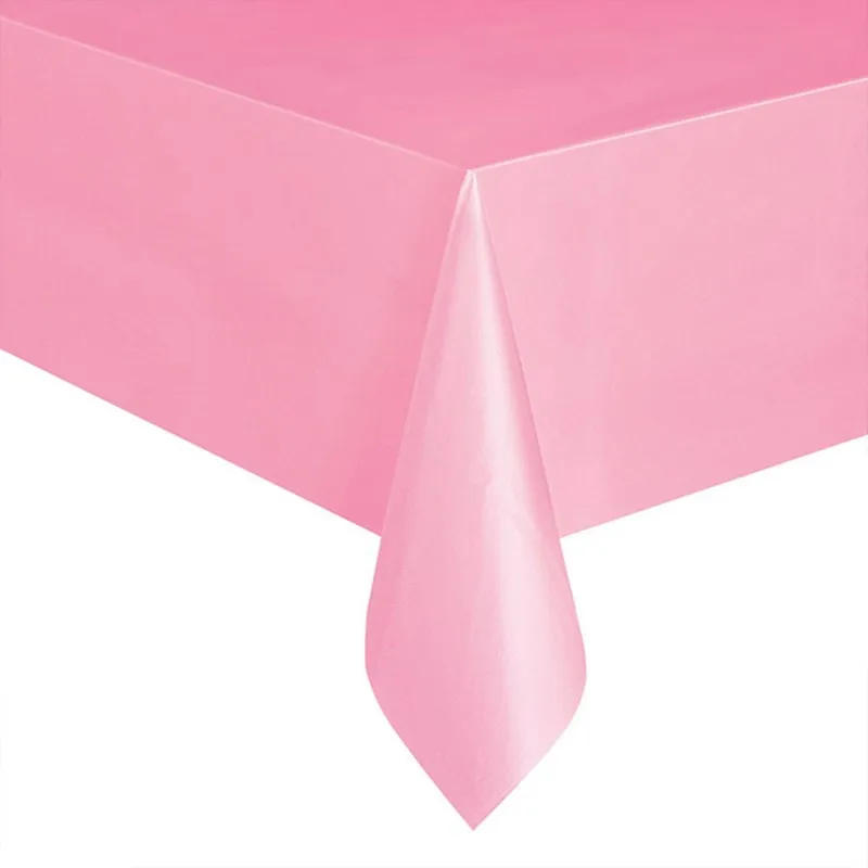 Luxury Party Birthday Table Cloth Massage Table Cover Disposable Peva Plastic Tablecloth 137x183cm