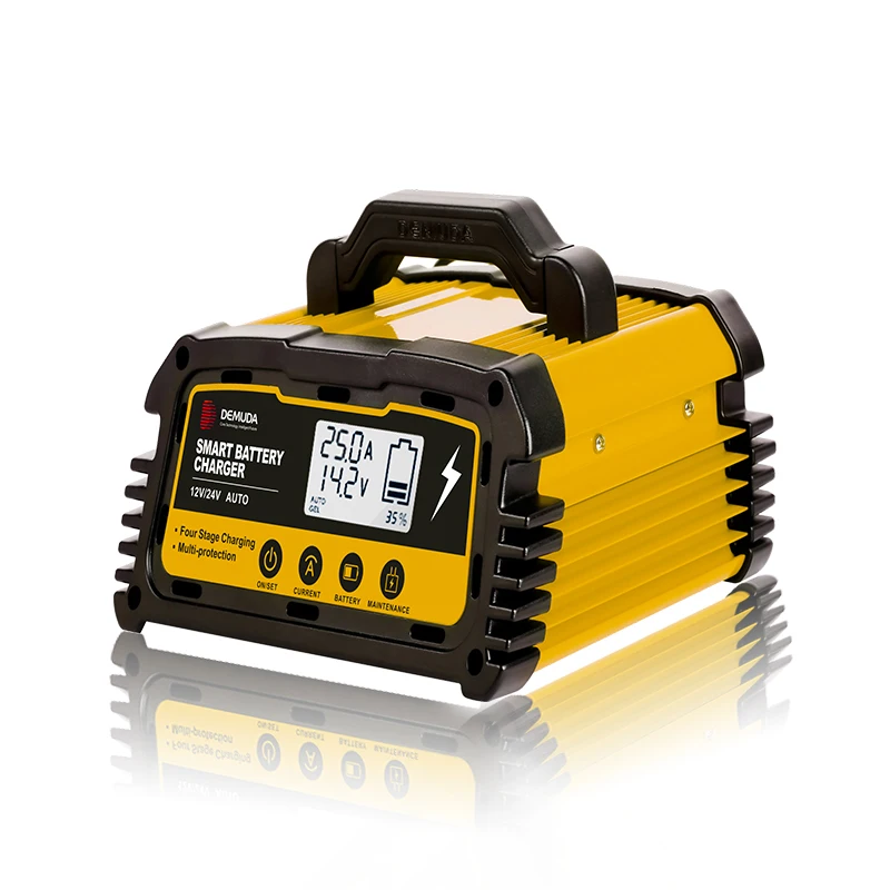 12В 24В 5А 10А 20А 25А автомобильное зарядное устройство для мотоцикла импульсный ремонт свинцово-кислотный аккумулятор EU US UK AU