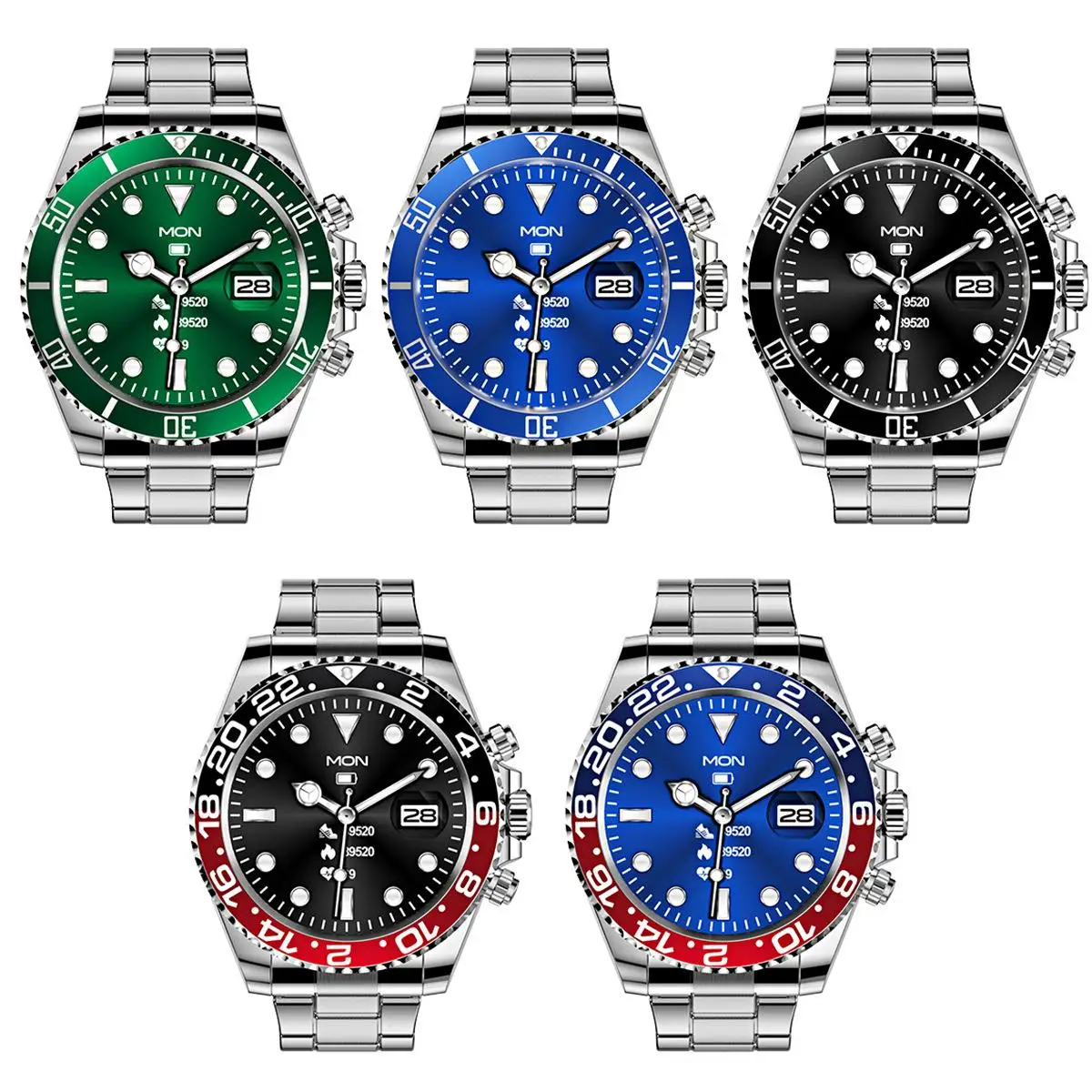 Aw12 Manual Smart Bracelet Sports Watch Waterproof Steel Strap Sport Bracelet Wristband Aw12 Smartwatch