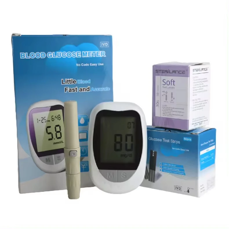 Factory Price Blood Glucose Testing Equipment Glucometer Monitoring Diabetic  Blood Sugar Monitor Blood Glucose Meter