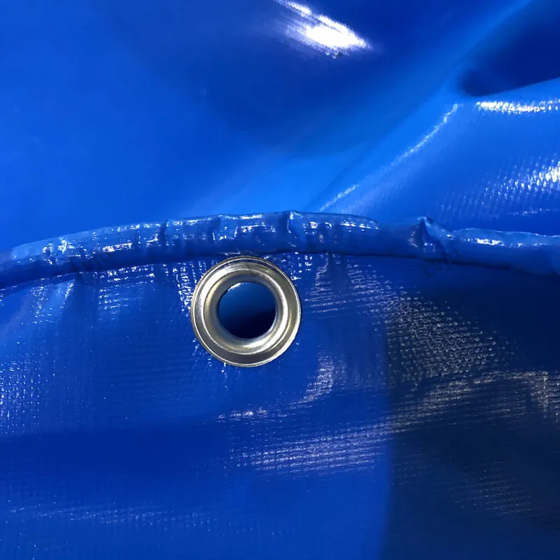 LVJU Custom Size 3000 Liter Guangdong PVC Tarpaulin Fish Breeding Tank Pond Liner For Cat Fish/Tilapia/Shrimp