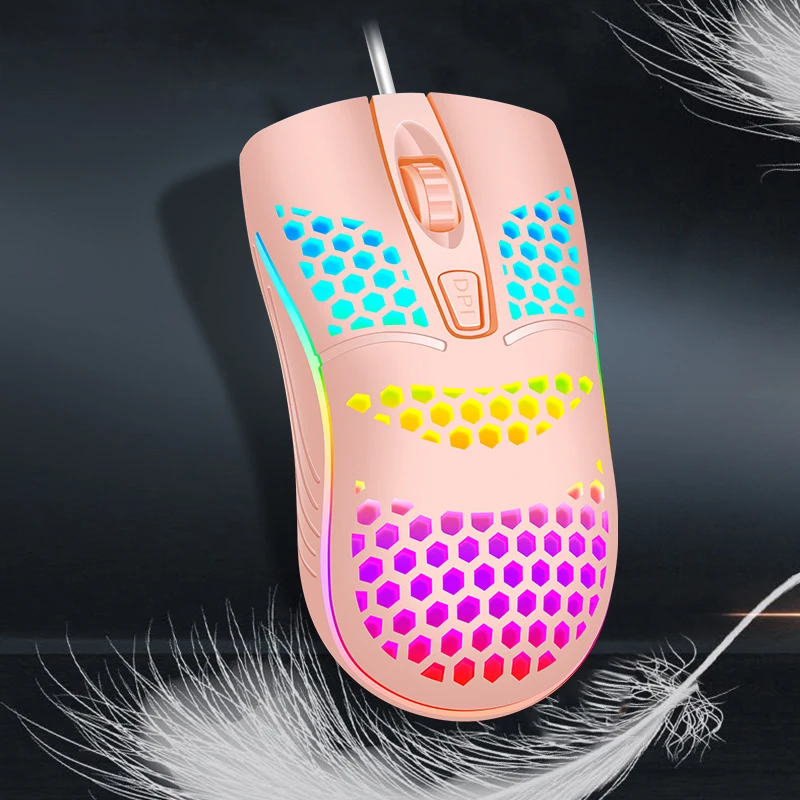 Wholesale M20 Wired Gaming Mouse 3600dpi Rgb Backlight LED Custom Gaming Mouse