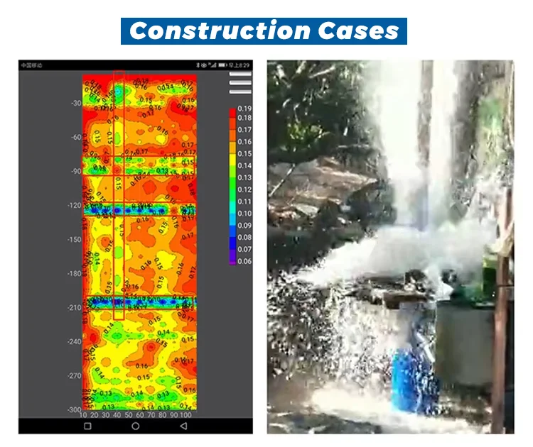 300m water detector deep resistivity meters ground exploration underground water detection