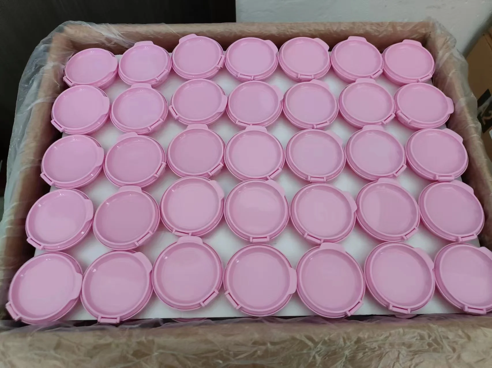 Wholesale  custom 3ml Hexagon shape empty glaze tube lip gloss container Plastic bottle sample cosmetic packaging material 7
