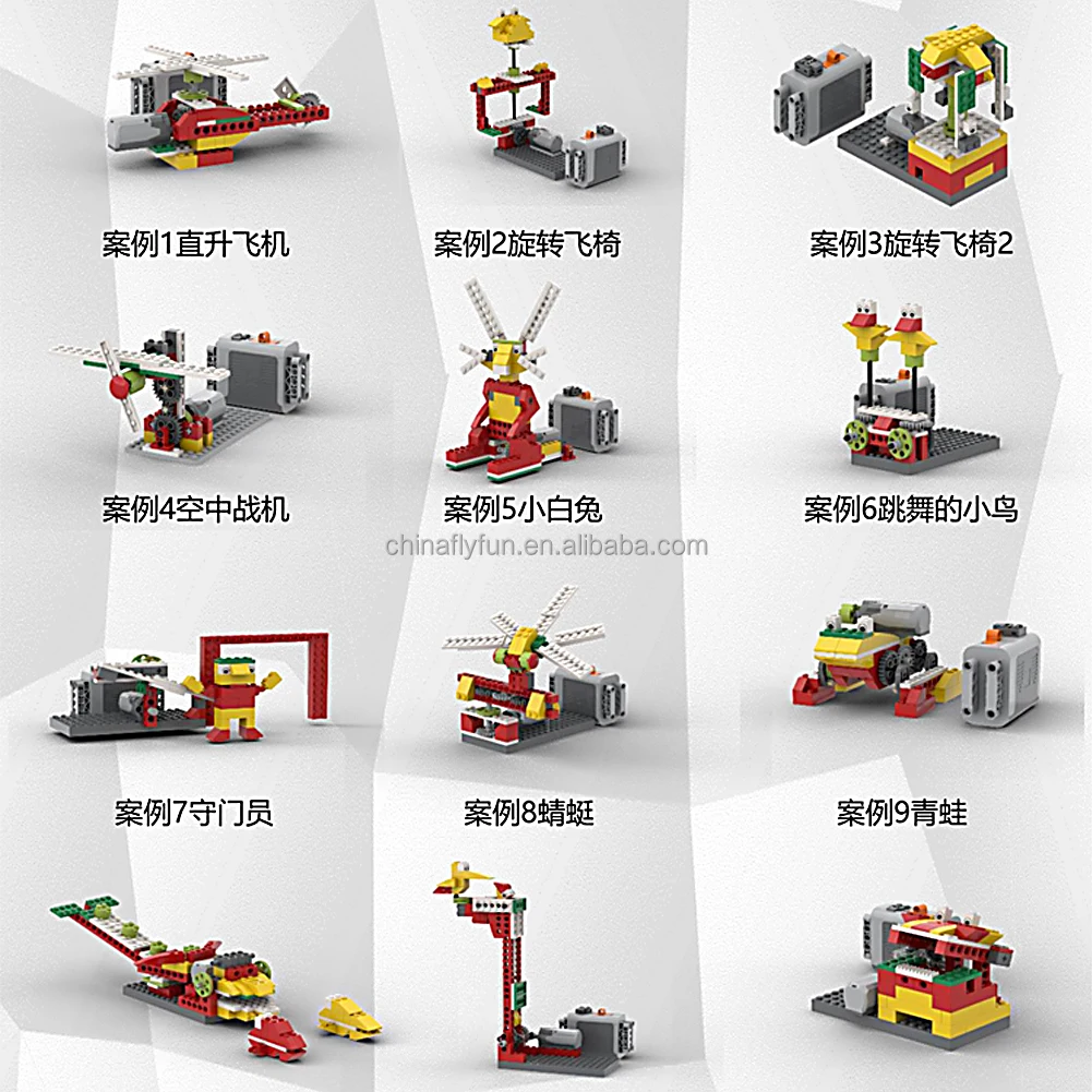 DIYmall 152PCS Educational and Dactas Series WeDo 1.0 Robotics Set Building Blocks STEM DIY Bricks Toys Gift With Storage Box