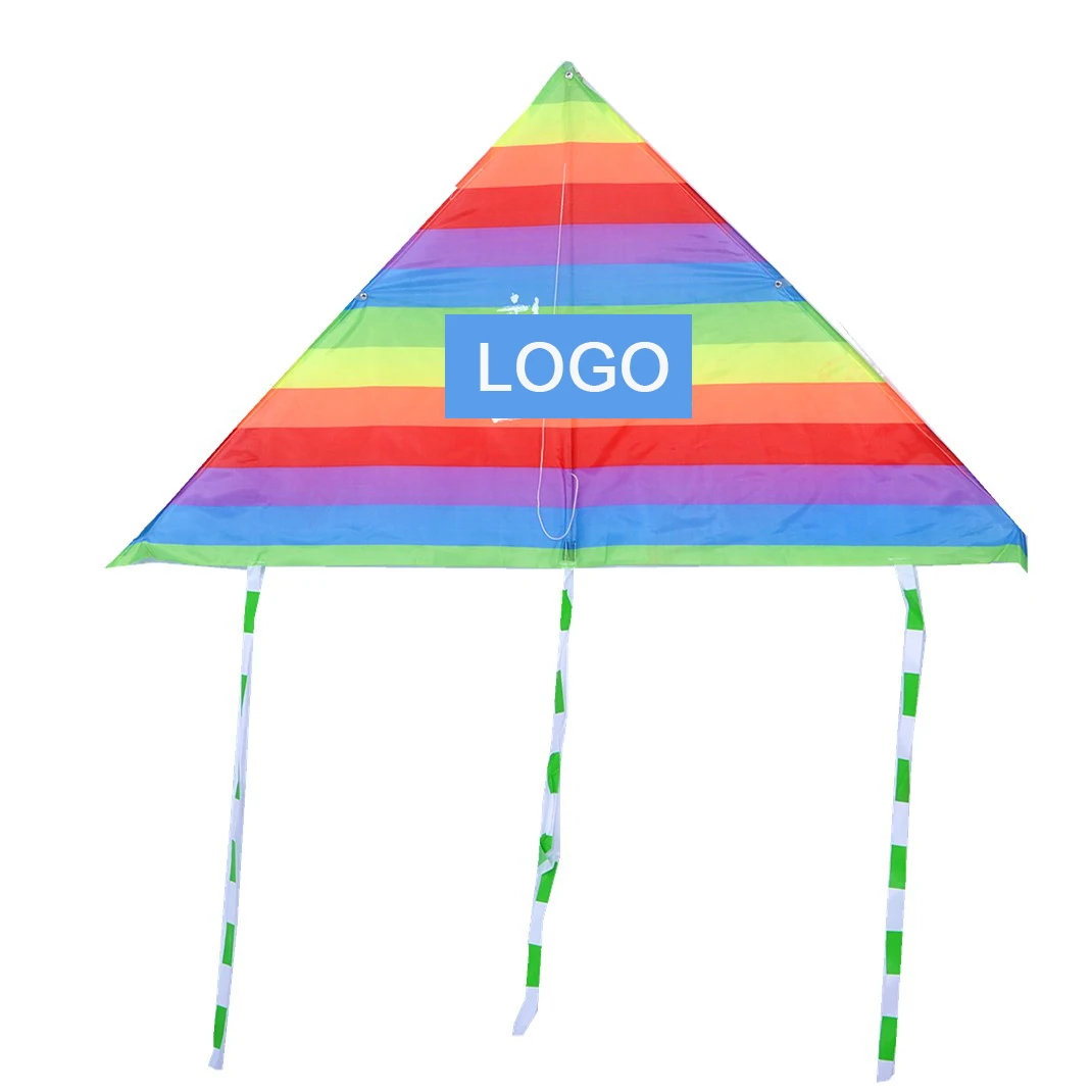 Easy flying rainbow delta beautiful kite