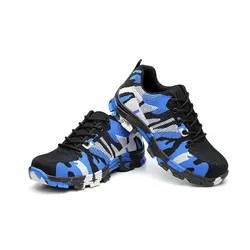 Woodland Camouflage Wear-Resistant Outsole Breathable Summer Safety Men Shoes