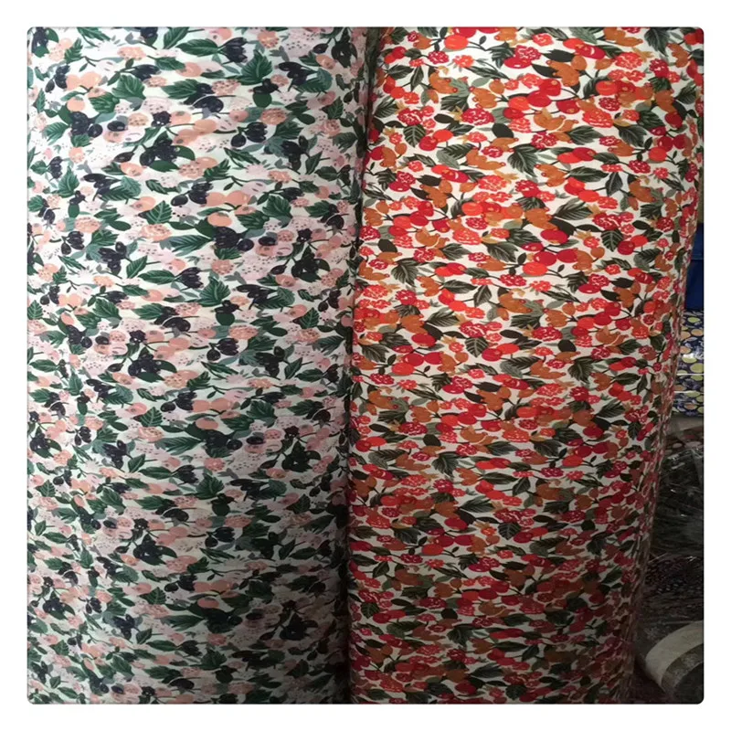 
Kahn Custom Printed 100%Cotton Fabric Woven Small Floral Design For Textile Clothing Sewing 