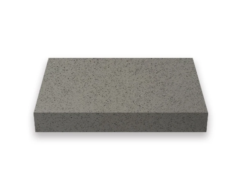 TMZ OEM/ODM Hot Sale Sparkle Series Polished Surface Grey Color Quartz Stone for Home Decoration