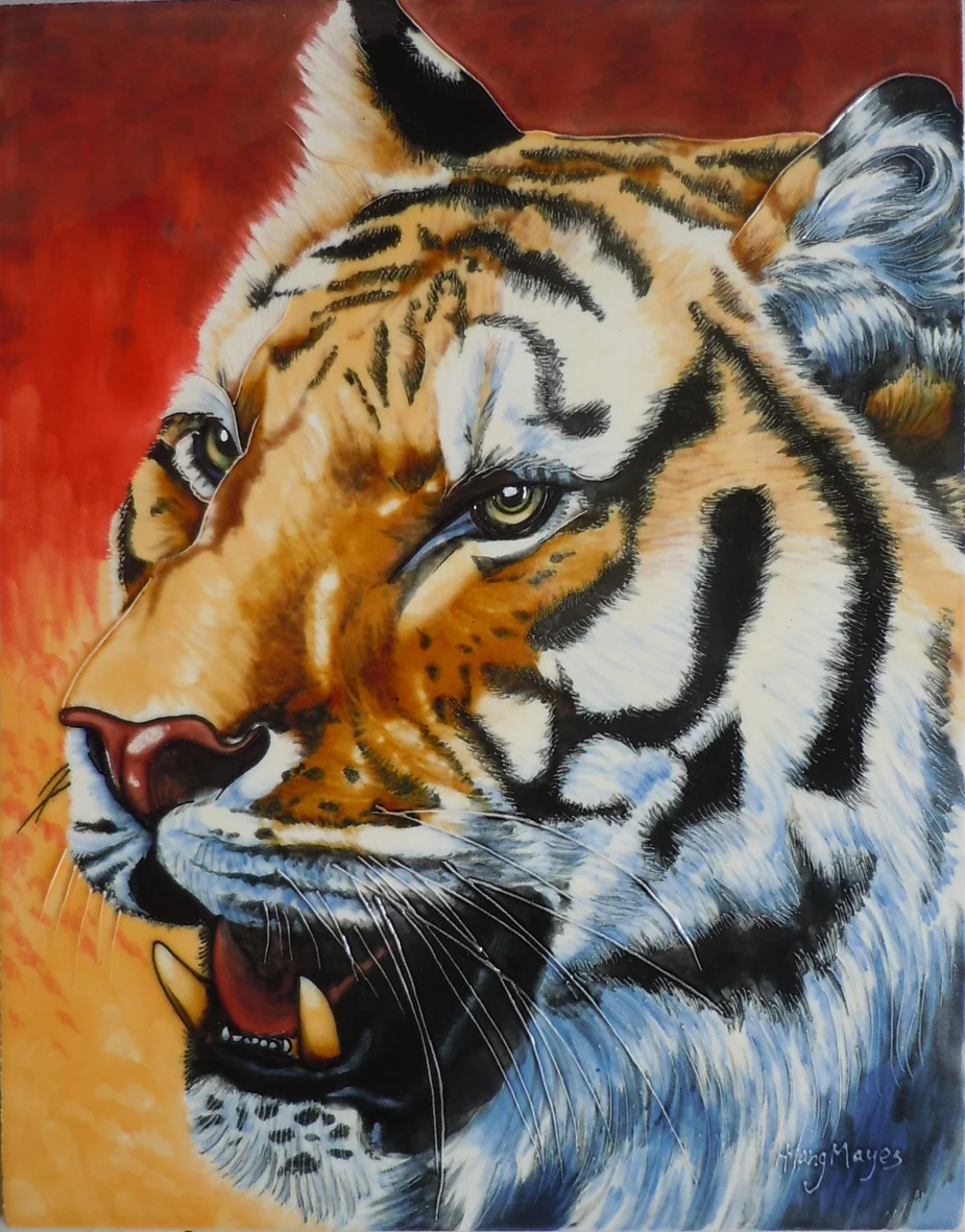 customized hand painted decorative ceramic tile