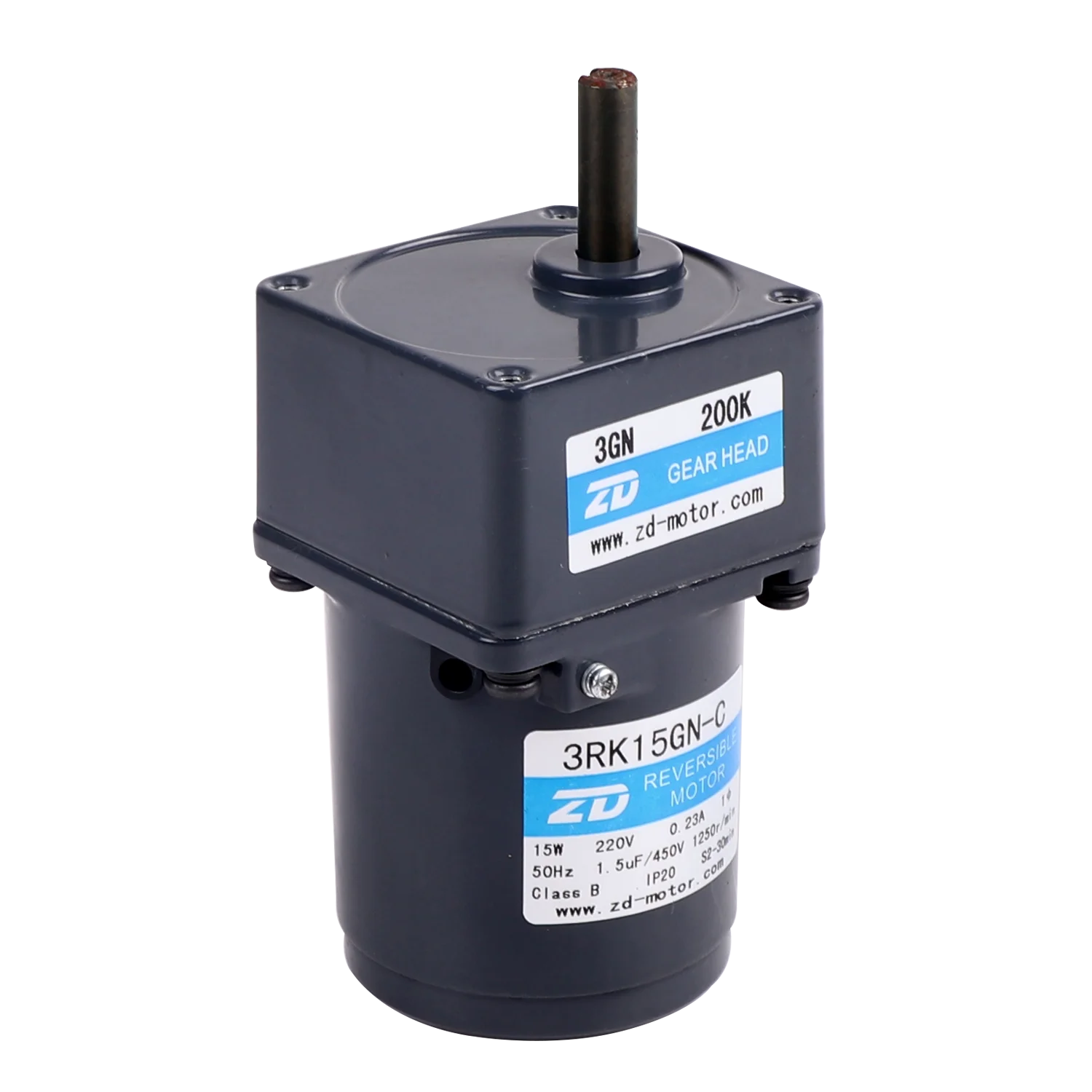 ZD 70 Flange Three Phase AC 240V Induction Parallel Shaft Geared Motor With Gearbox