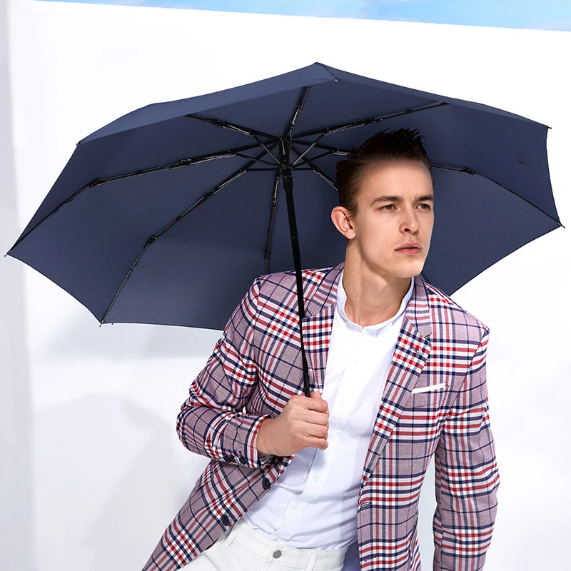 Ok Umbrella automatic rain and wind proof customizable promotional folding umbrellas with logo