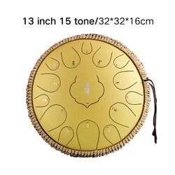 Hluru Carbon Steel Tongue Drum Professional Musical Instruments Sale 6-inch 11 Notes Handpan Percussion Drum Kits THY11