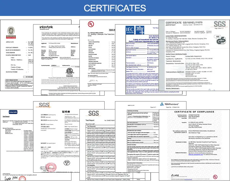certificates