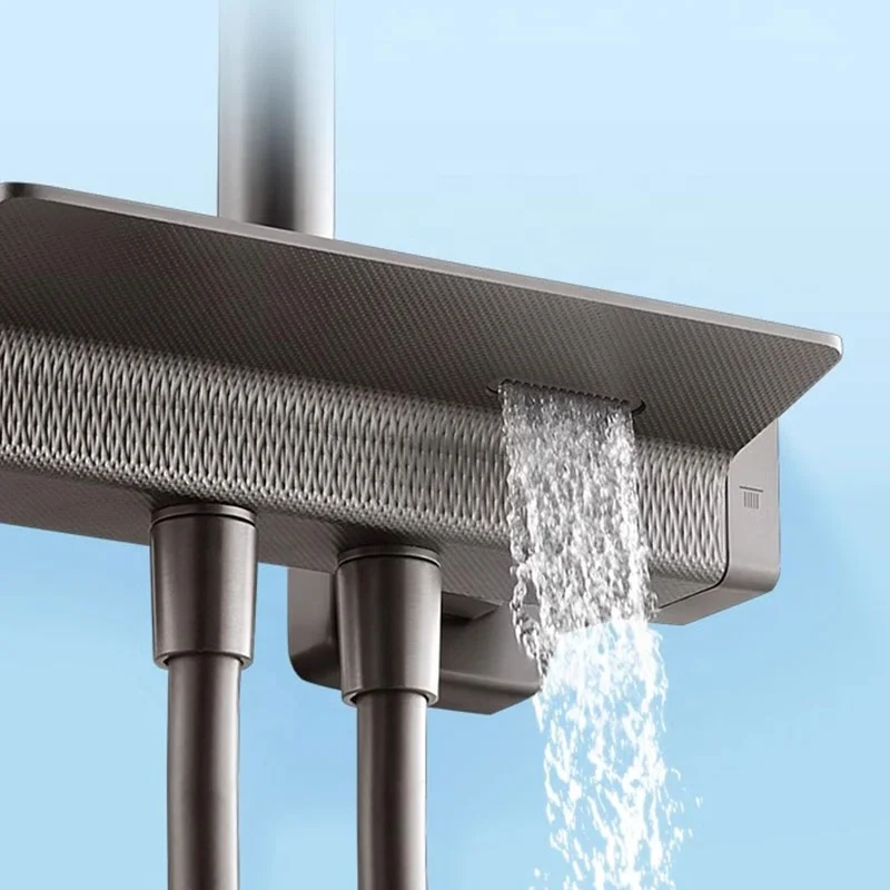 Thermostatic 3 Modes Smart Luxury Square Bathroom New Design Bath Faucets Shower Set System