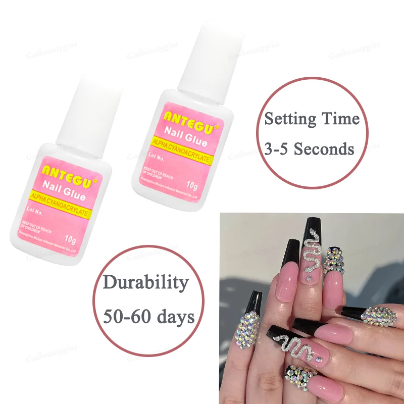 Wholesale Bulk 10g Strong Bond Nail Art Adhesive Super Quality Acrylic Press On Nails Nail Glue