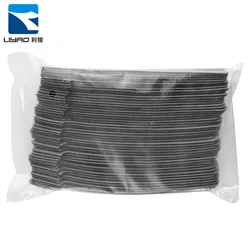 Liyao 12 мм * 200 мм многоразовая офисная проволока с цветным принтом логотипа с крючком и петлей кабельная стяжка