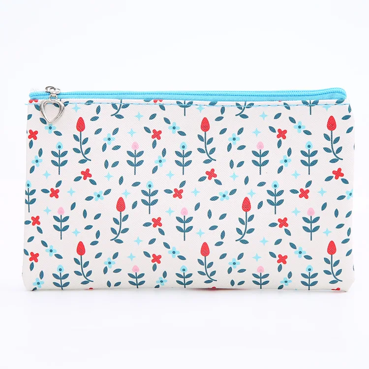 hot sale Professional Travel custom makeup bags pink promo cute  Leather  cosmetic bag