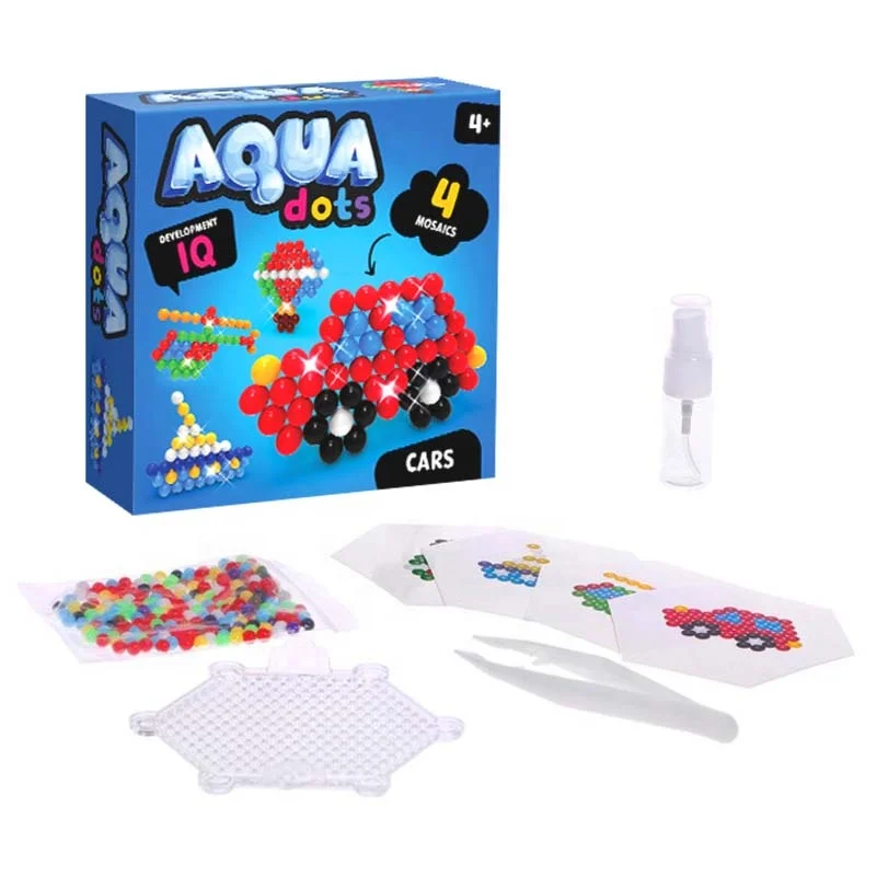 DIY Toys For Mosaic For Kids Aqua Dots Mosaic Craft Vehicles Educational Toys For Children The Best Selling Item