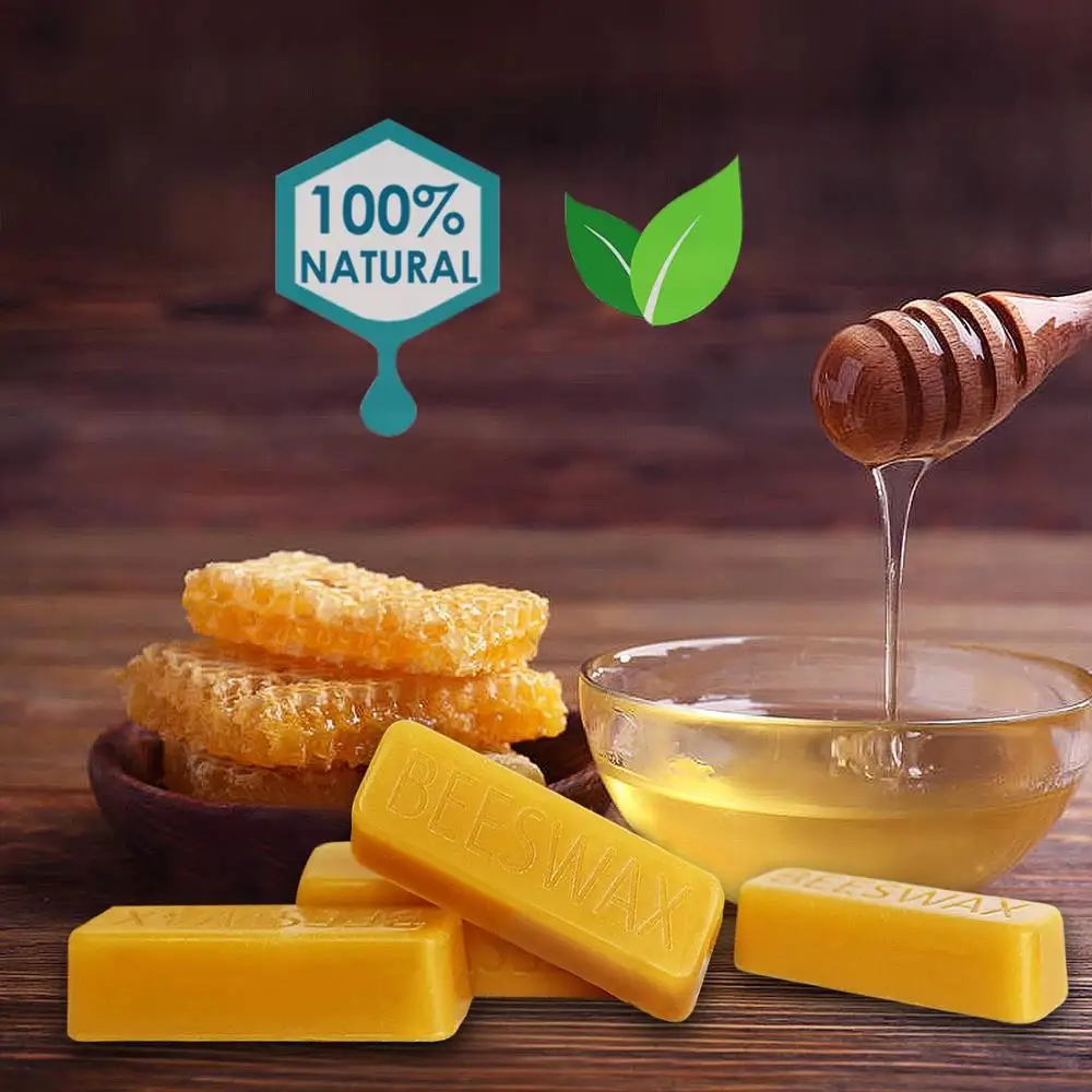 
High Quality Food Grade 100% Pure Nature Yellow Bees Wax Block 