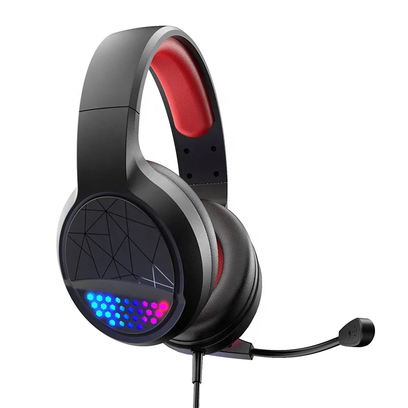 TS-M21 Gaming Earphones Headset 3.5mm Audio Jack USB Wired Detachable Mic 50mm Drivers Stereo  Headphone For Laptop PC PS4/5