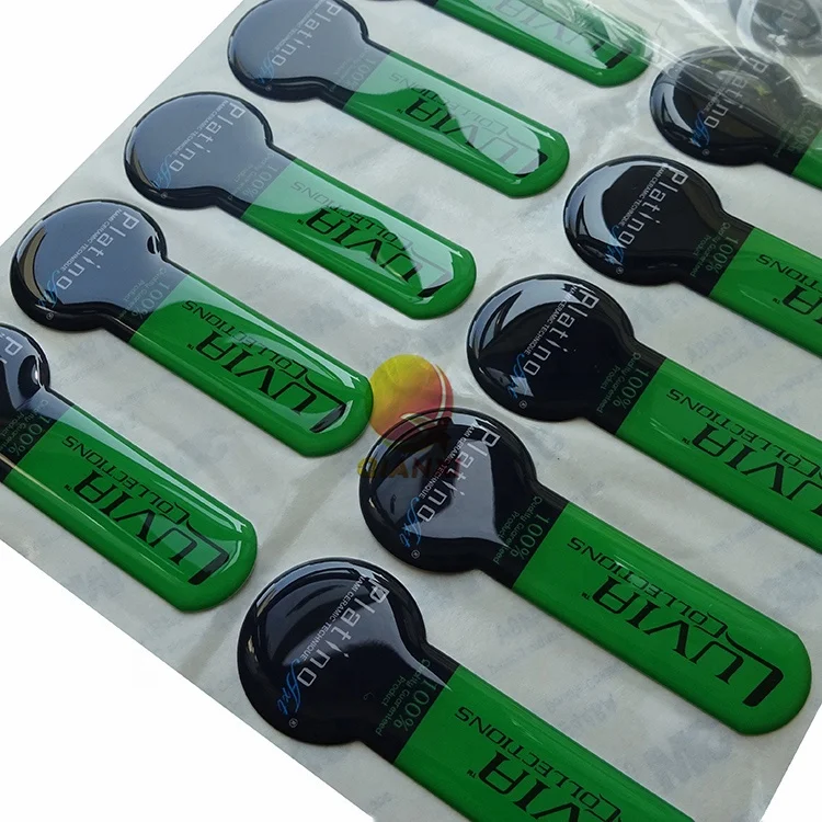 Прозрачная 3d-наклейка с принтом на заказ, прозрачная гелевая этикетка с полиуретановым покрытием, автомобильные наклейки с куполообразным покрытием из эпоксидной полиуретановой смолы