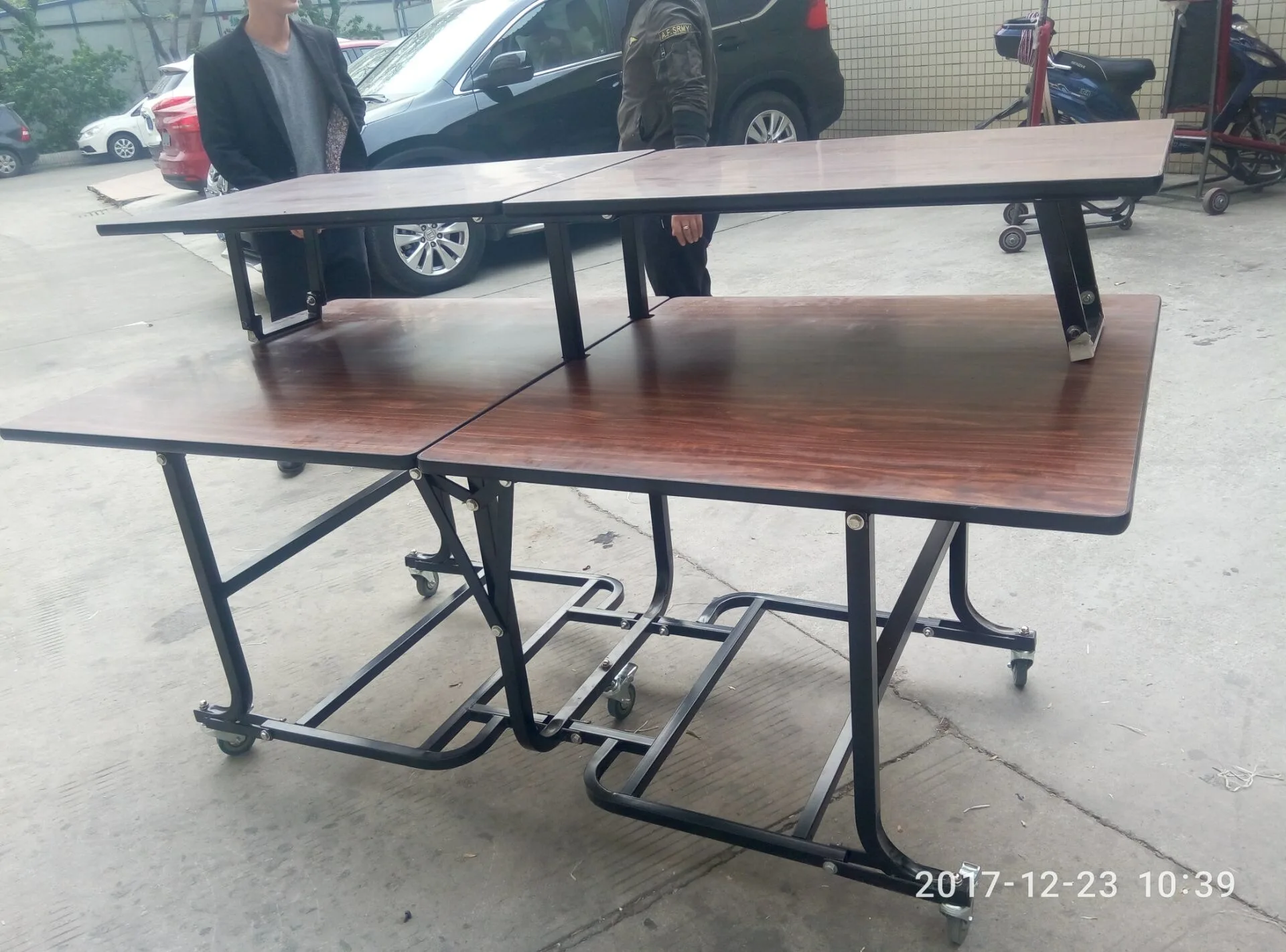 Buffet  Wooden Table  Mobile Banquet Dining  for Hotel