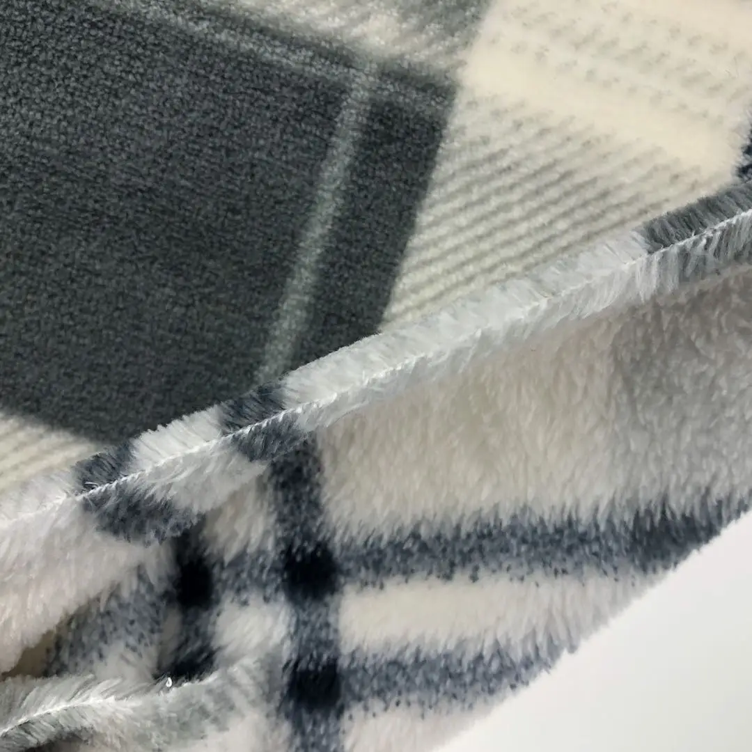 100% polyester knitted flannel fabric for blanket