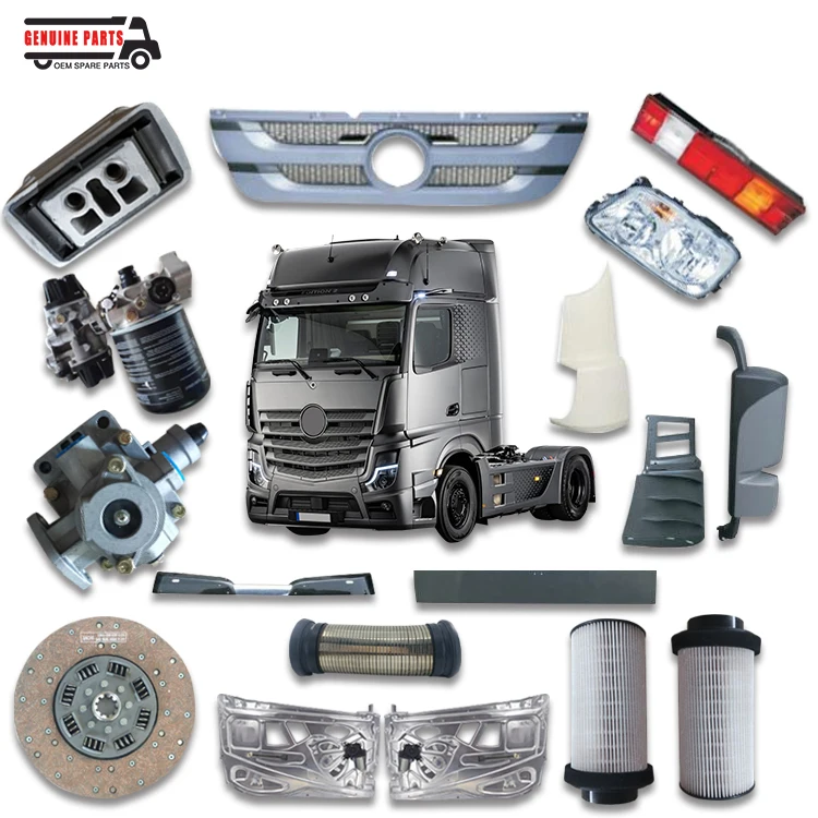 Good quality actros mp2 mp3 mp4  truck spare parts;Use for  actros chassis  body parts engine parts taillight headlamp