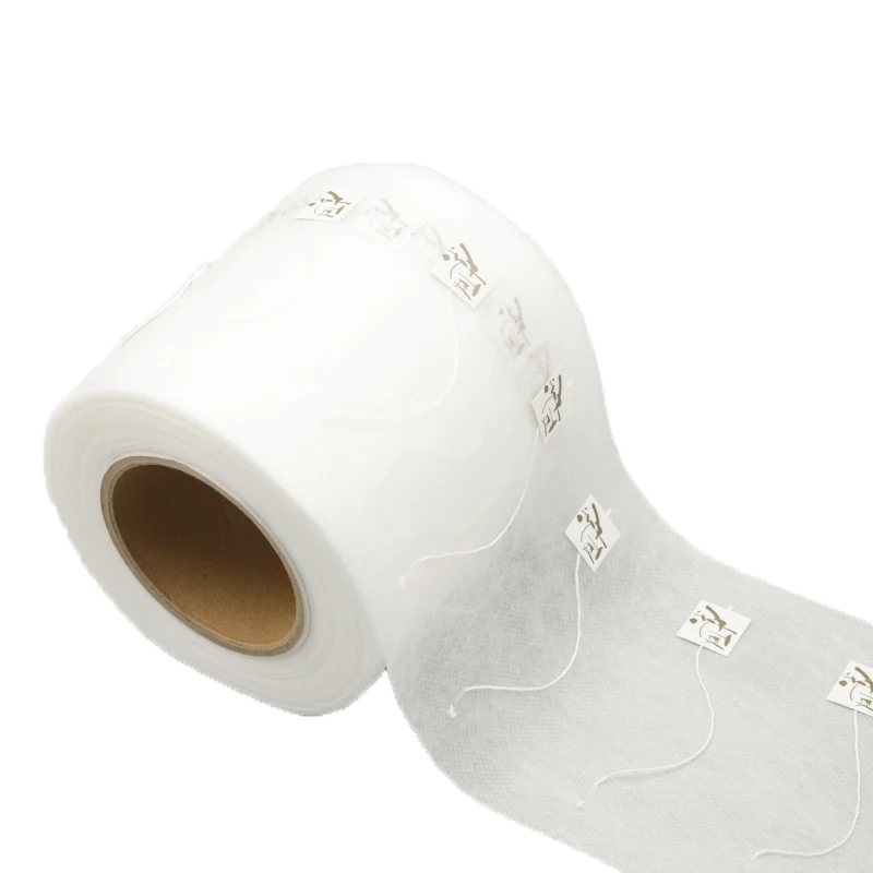 Biodegradable Wholesale Empty Pla Nylon Mesh Tea Bag Filter Packaging Roll With String And Bag