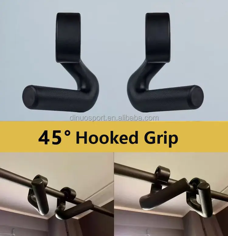 Factory Gym Equipment New Workout 45° Pull Up Hand Grips Sport Neutral Exercise Grip Pull-ups Deadlift Rowing Cable Machine