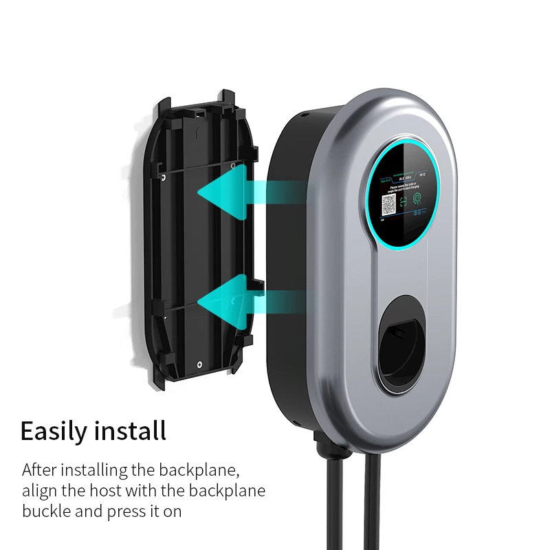 7KW 11KW 22KW 16a AC GB/T EU Type2 домашнее настенное зарядное устройство Evse wallbox электромобиль Ev зарядная станция
