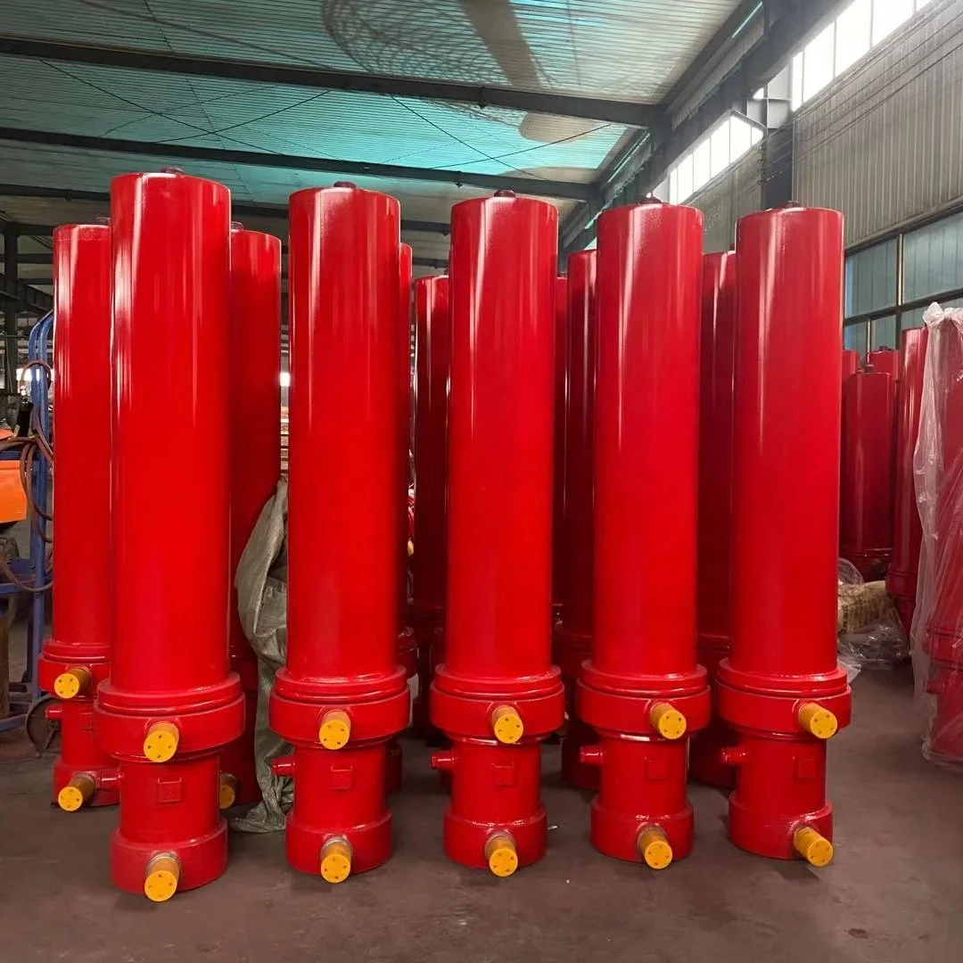 Dump truck lift hydraulic cylinder truck unloading lift