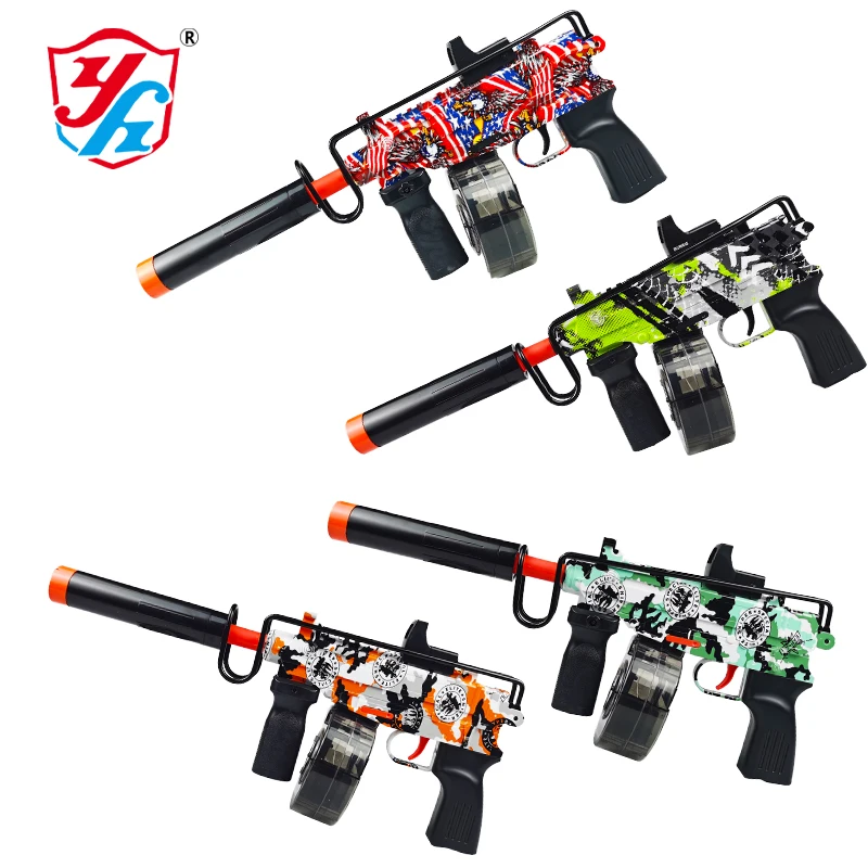 outdoor electric water pellet blaster bead crystal bullet gel splatter ball blaster surge gel splat gun