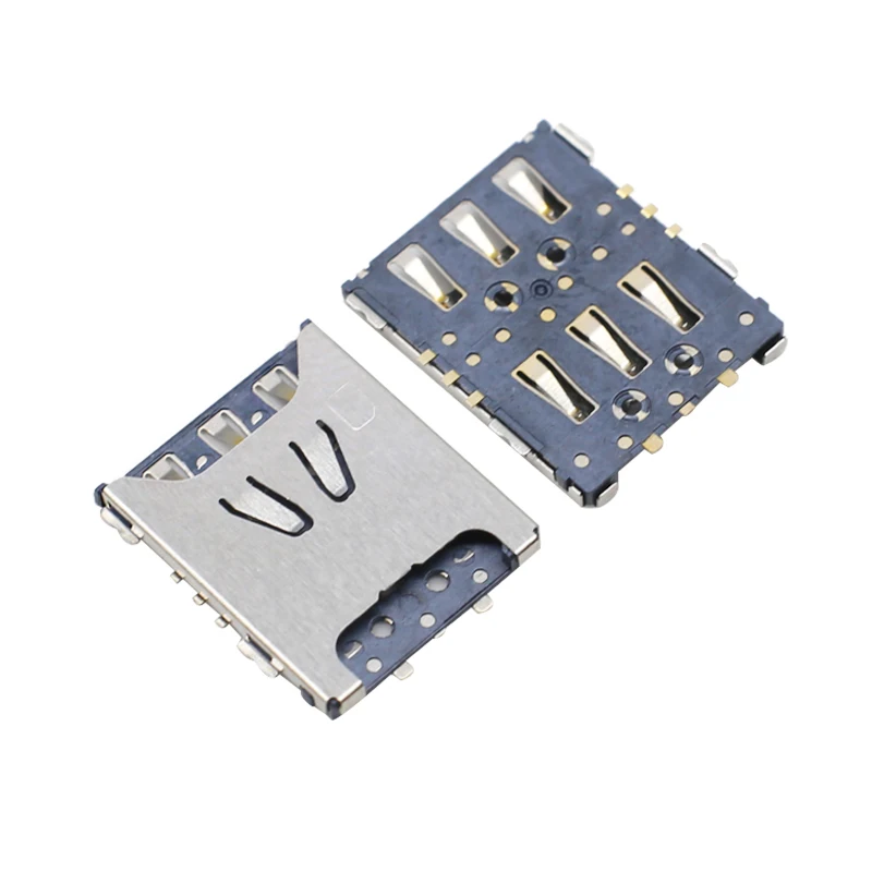 Molex 1042240820 _ SD NANO SIM push pull H1.13 гнездо PCB SMD ультратонкий держатель sim-карты Mini sim разъем P/N 102315212