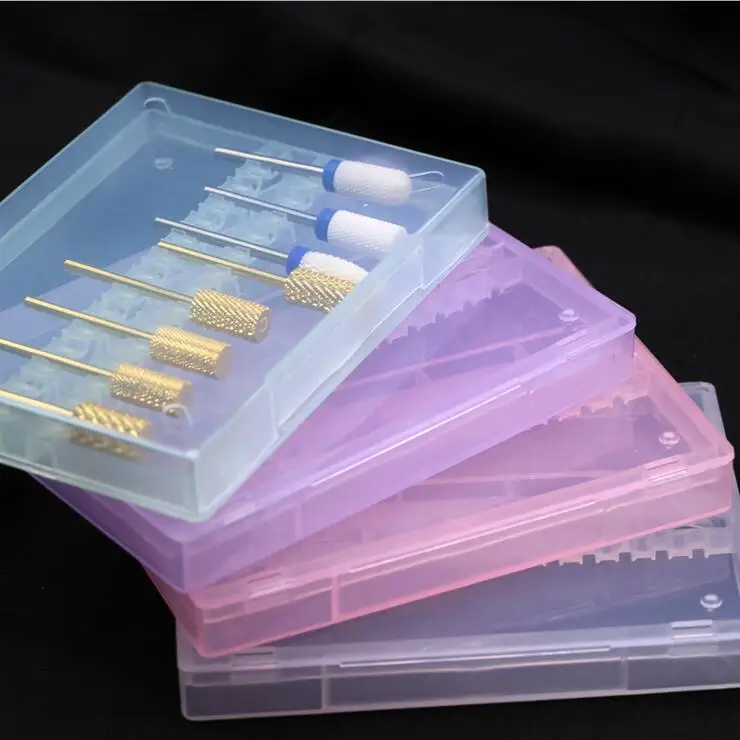 14 Holder Nail Drill Bit Case Box