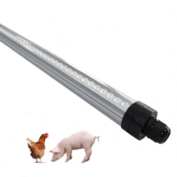 Shingel 1500mm 45w 65w Tube Dimmable IP69K Waterproof Chicken Farm Led Poultry Lighting System With Timer