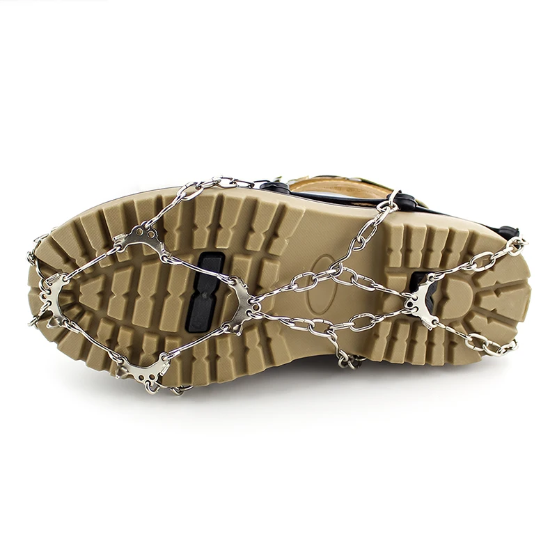 Ice Gripper Spike for Shoes Anti Slip Hiking Climbing Snow Spikes Crampons Cleats Chain Claws Grips Boots Cover