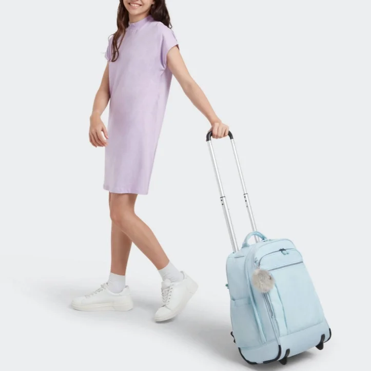 New Design Nylon Light Weight Suitcase 15 Inch Laptop Rolling Backpack Portable Travelling Trolley Luggage Bag