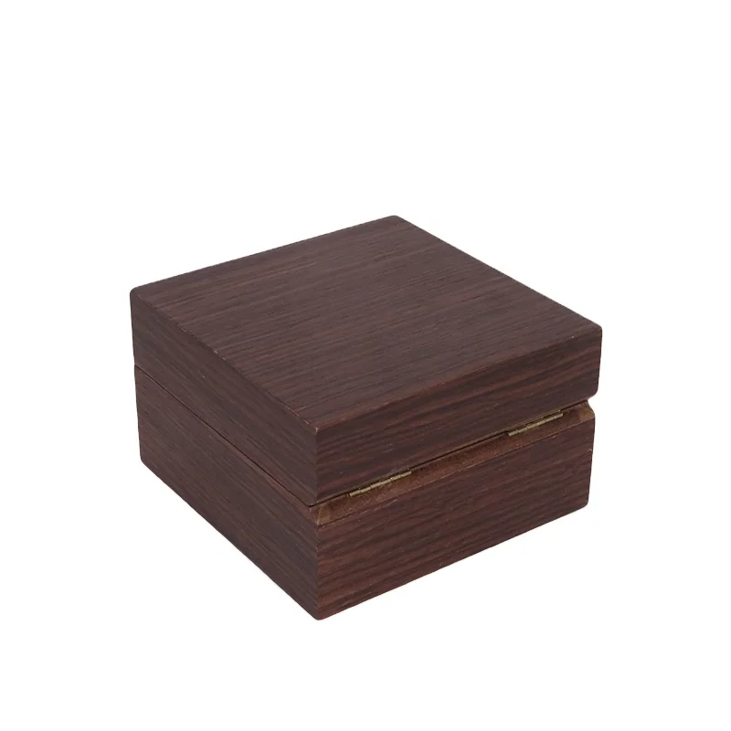 Деревянные коробки для хранения наручных часов с металлической пластиной