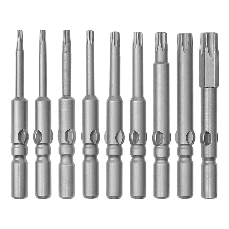 6 мм круглая ручка шестиугольная звезда биты полая отвертка torx головка отвертки цвета сливы 60 длиной