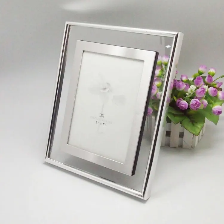 Customizable 5x7 Transparent Rectangle Glass Photo Frame Home Decoration/Office Display Made From Crystal