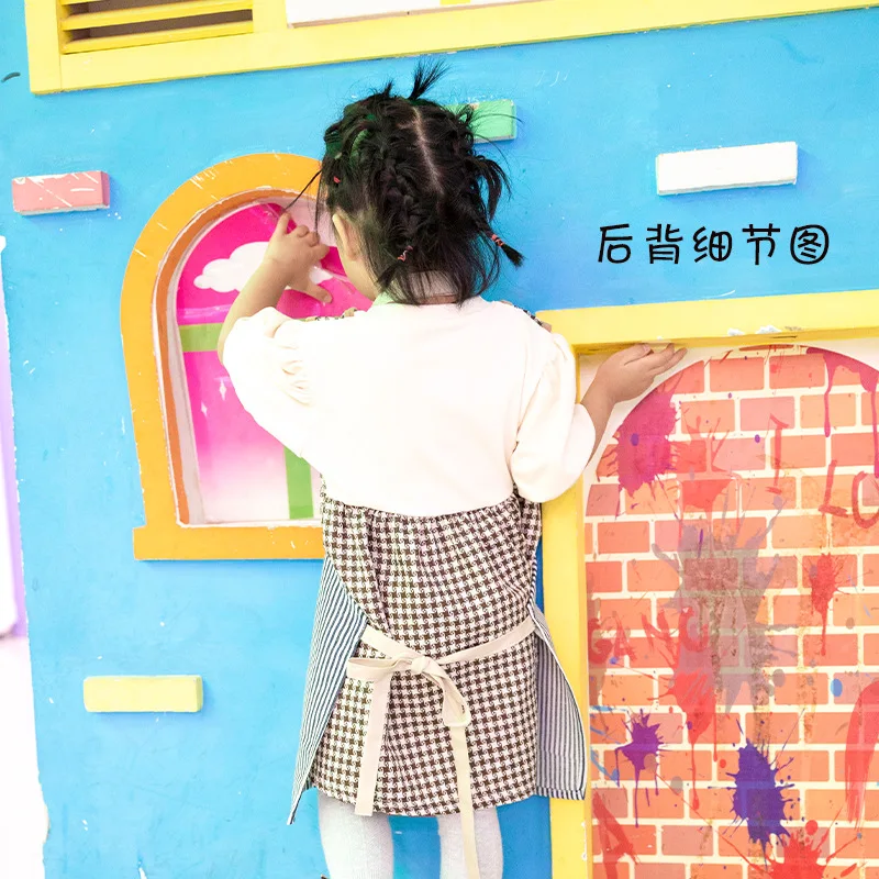 Custom Printing Kitchen and set Oven Mitts Chef cooking kids paint apron with hat