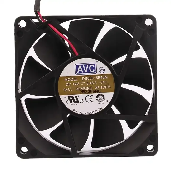 RX Original AVC 24V 48V DC12V 0.48a EC AC 8015 Double line double ball bearing high air volume DS08015B12M cooling fan